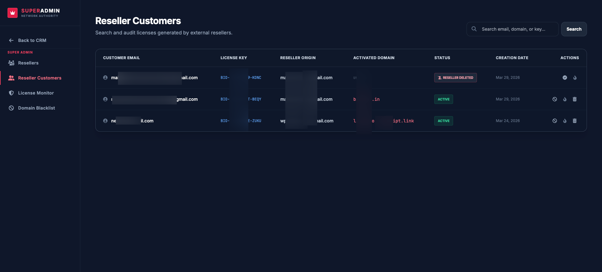 Reseller Details